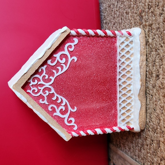 Valerie Parr Hill  NIB ceramic glittered house - Picture 3 of 4